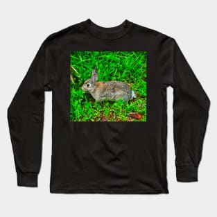 The Rabbit in the Grass! Long Sleeve T-Shirt